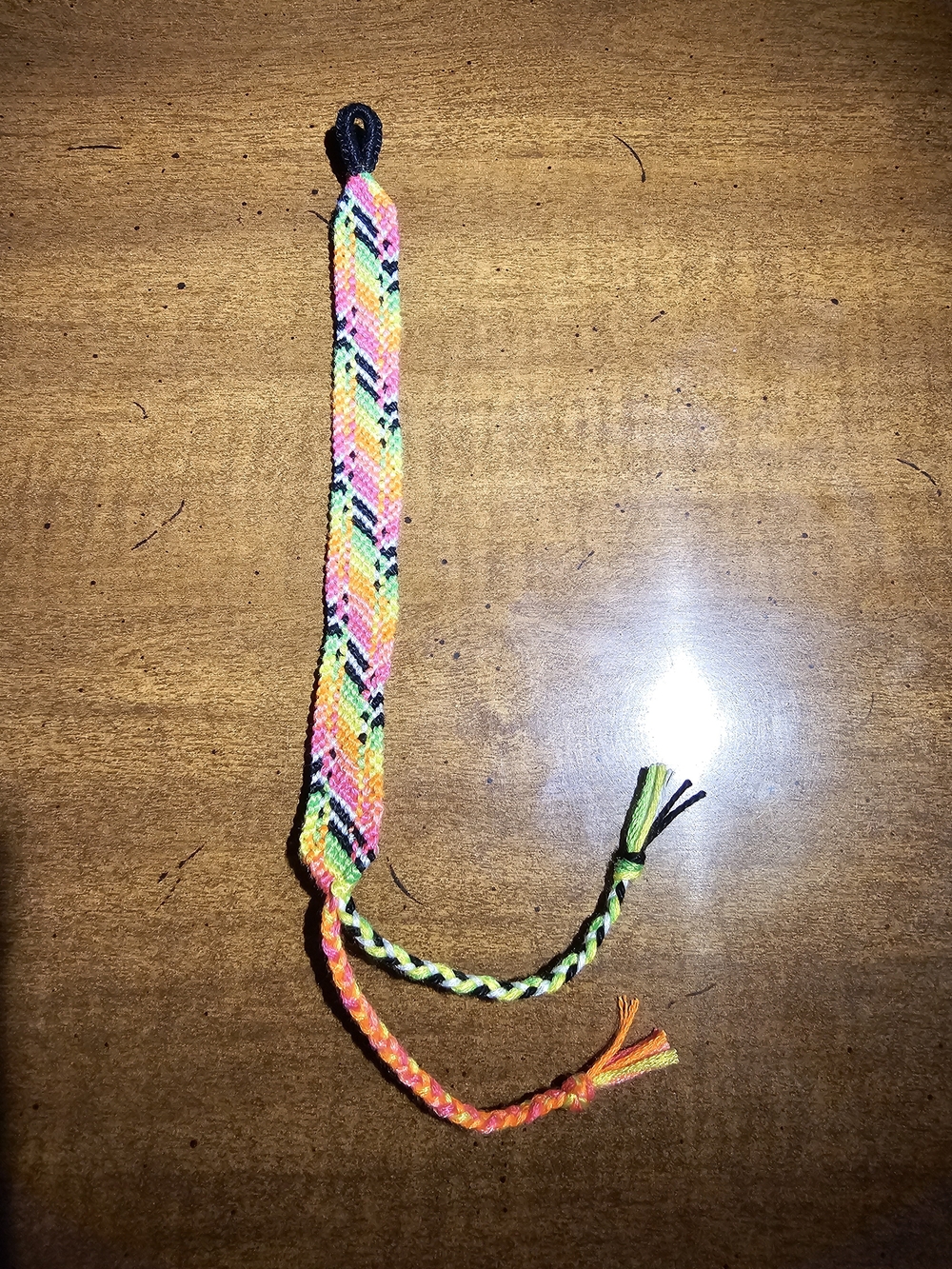Handmade Neon Friendship Bracelet - Multicolor
